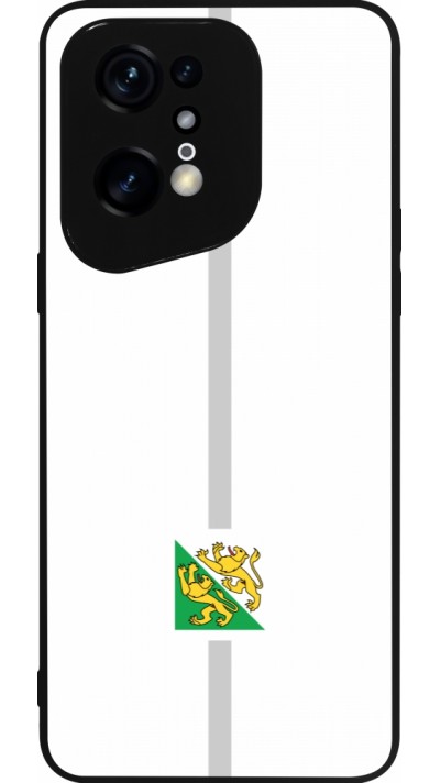 OPPO Find X5 Pro Case Hülle - Silikon schwarz Kanton TG weiss