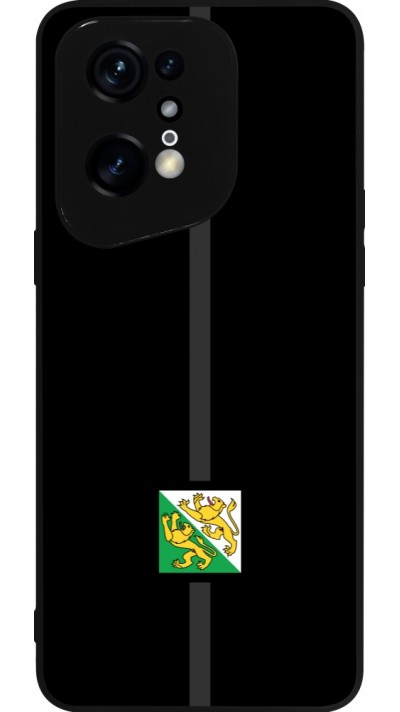 OPPO Find X5 Pro Case Hülle - Silikon schwarz Kanton TG schwarz
