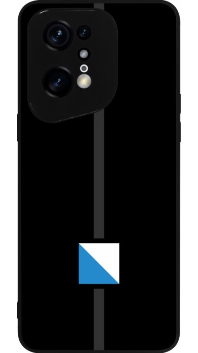 OPPO Find X5 Pro Case Hülle - Silikon schwarz Kanton ZH schwarz
