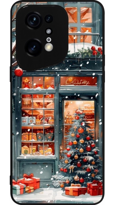 Coque OPPO Find X5 Pro - Silicone rigide noir Christmas 25 Xmas Shop