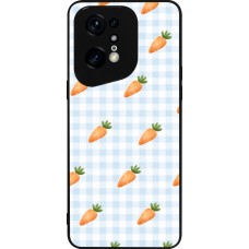 OPPO Find X5 Pro Case Hülle - Silikon schwarz Easter 2026 Pattern carrots