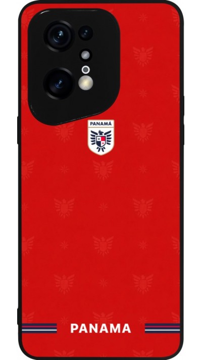 Coque OPPO Find X5 Pro - Silicone rigide noir Maillot de football Panama 2026 personnalisable