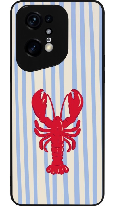 OPPO Find X5 Pro Case Hülle - Silikon schwarz Red lobster 2026