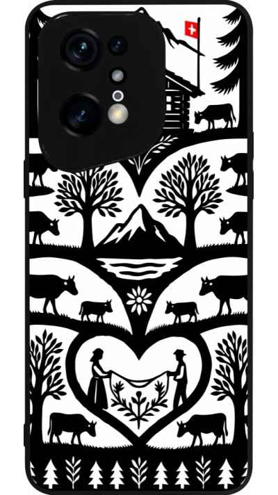 OPPO Find X5 Pro Case Hülle - Silikon schwarz Poya Schweiz 2