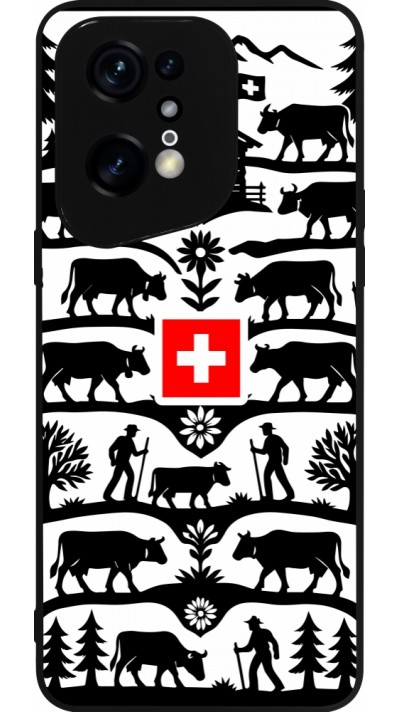 OPPO Find X5 Pro Case Hülle - Silikon schwarz Poya Schweiz 3