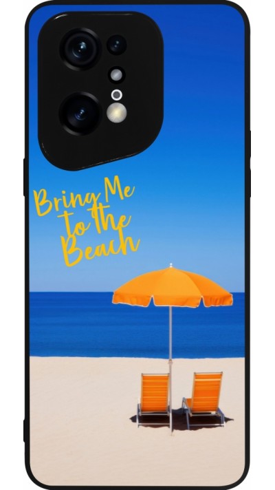 OPPO Find X5 Pro Case Hülle - Silikon schwarz Summer 2025 Bring me to the beach