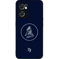 OPPO Reno7 5G Case Hülle - Silikon schwarz Astrologie Jungfrau