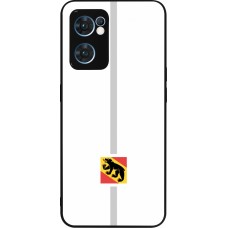 OPPO Reno7 5G Case Hülle - Silikon schwarz Kanton BE weiss