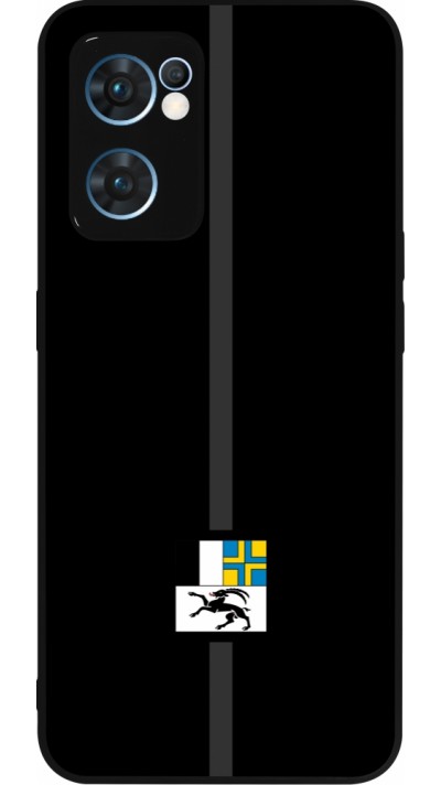 OPPO Reno7 5G Case Hülle - Silikon schwarz Kanton GR schwarz