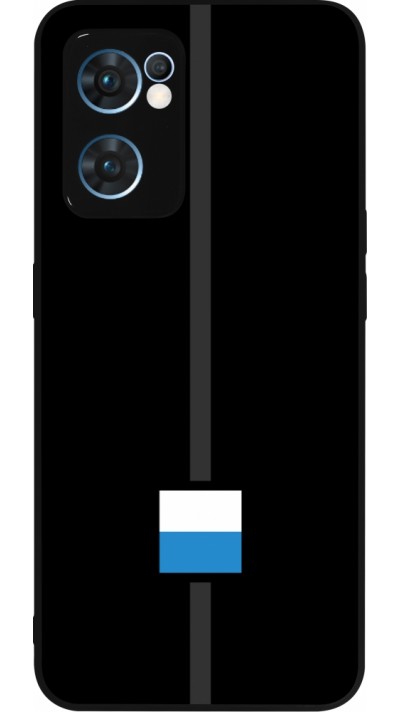 OPPO Reno7 5G Case Hülle - Silikon schwarz Kanton LU schwarz