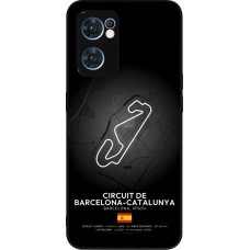 OPPO Reno7 5G Case Hülle - Silikon schwarz F1 Track 2025 Spain