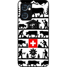 OPPO Reno7 5G Case Hülle - Silikon schwarz Poya Schweiz 1