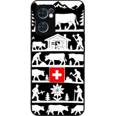 OPPO Reno7 5G Case Hülle - Silikon schwarz Poya Schweiz 1 schwarz