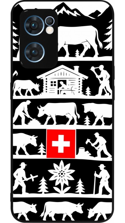 OPPO Reno7 5G Case Hülle - Silikon schwarz Poya Schweiz 1 schwarz