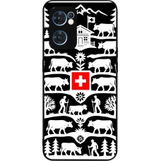 OPPO Reno7 5G Case Hülle - Silikon schwarz Poya Schweiz 3 schwarz