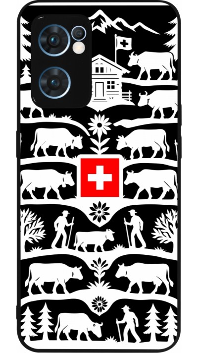 OPPO Reno7 5G Case Hülle - Silikon schwarz Poya Schweiz 3 schwarz