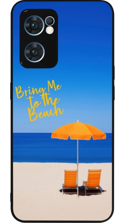 OPPO Reno7 5G Case Hülle - Silikon schwarz Summer 2025 Bring me to the beach