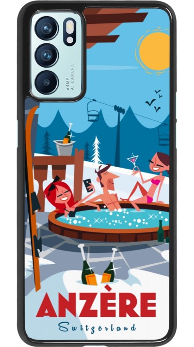 OPPO Reno6 5G Case Hülle - Anzère Mountain Jacuzzi