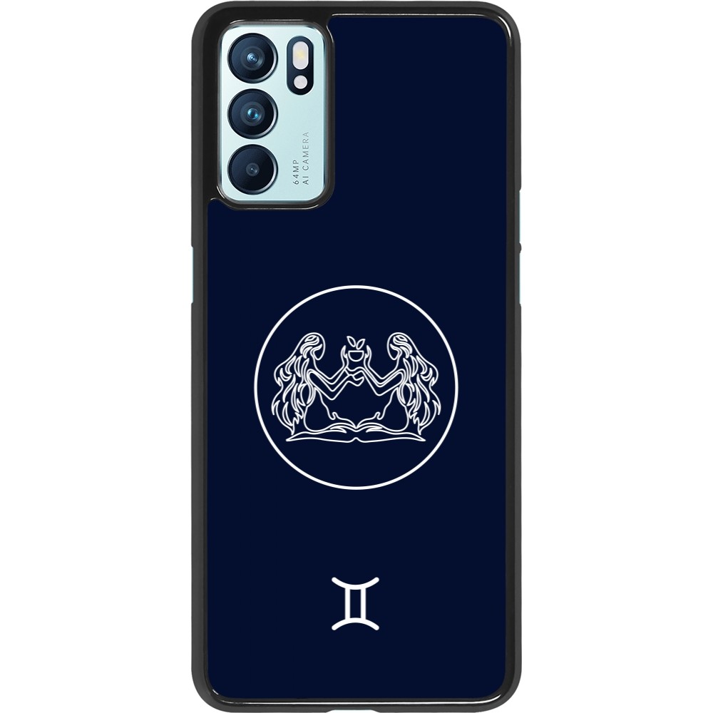OPPO Reno6 5G Case Hülle - Astrologie Zwillinge