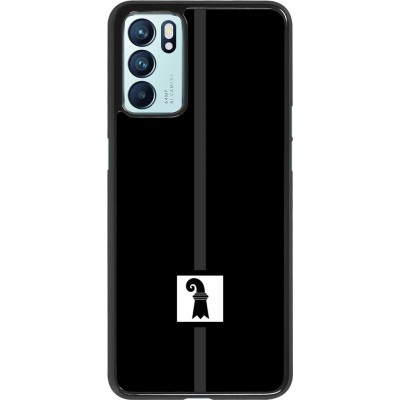 OPPO Reno6 5G Case Hülle - Kanton BS schwarz