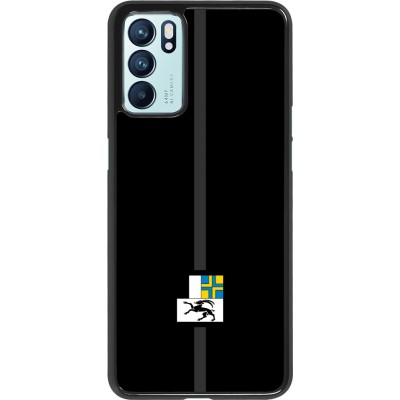 OPPO Reno6 5G Case Hülle - Kanton GR schwarz