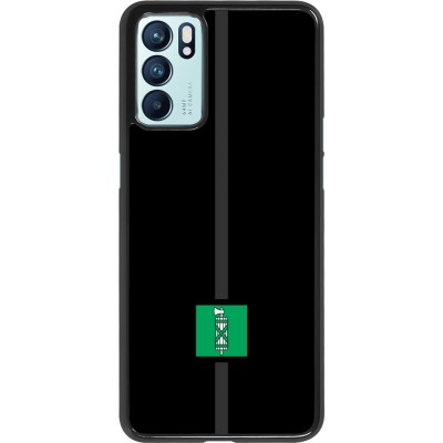 OPPO Reno6 5G Case Hülle - Kanton SG schwarz