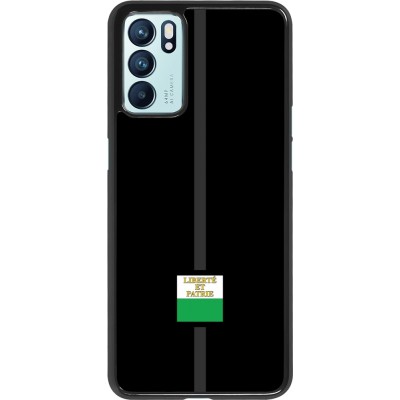 OPPO Reno6 5G Case Hülle - Kanton VD schwarz
