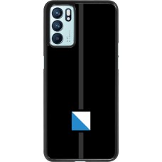 OPPO Reno6 5G Case Hülle - Kanton ZH schwarz