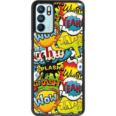 OPPO Reno6 5G Case Hülle - Cartoons slogans