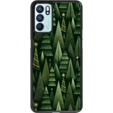 OPPO Reno6 5G Case Hülle - Christmas 25 Pattern Xmas Tree