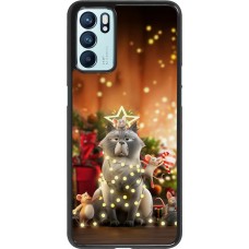 OPPO Reno6 5G Case Hülle - Christmas 25 Xmas Cat