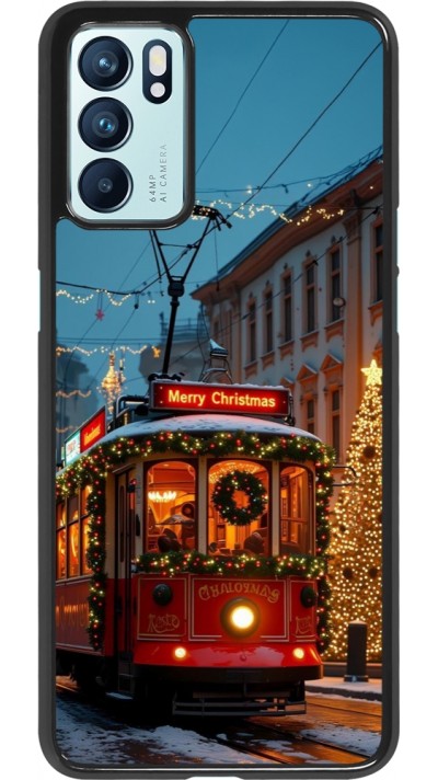 OPPO Reno6 5G Case Hülle - Christmas 25 Xmas Train