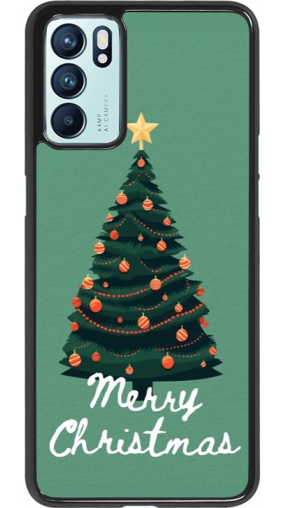 OPPO Reno6 5G Case Hülle - Christmas 25 Xmas Tree