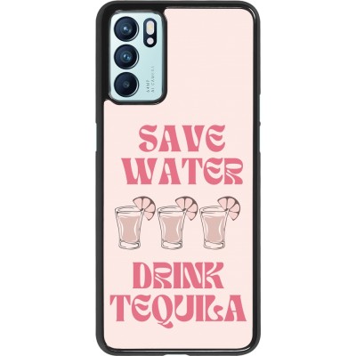 OPPO Reno6 5G Case Hülle - Cocktail Save Water Drink Tequila