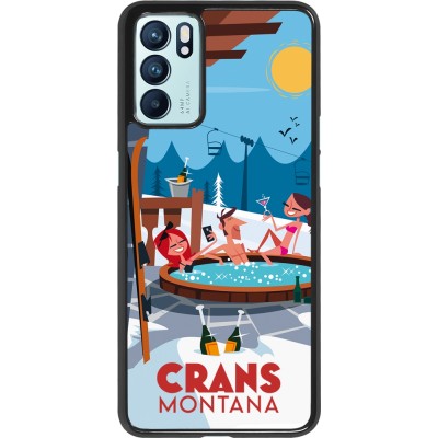 Oppo Reno6 5G Case Hülle - Crans-Montana Mountain Jacuzzi