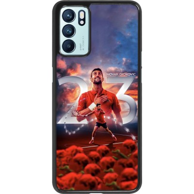 OPPO Reno6 5G Case Hülle - Djokovic 23 Grand Slam