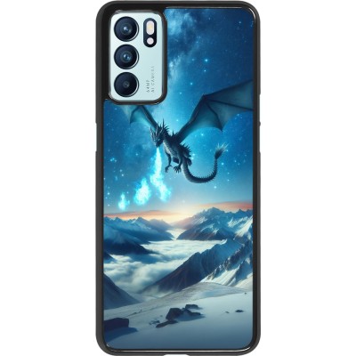 OPPO Reno6 5G Case Hülle - Drache nächtliche Berg