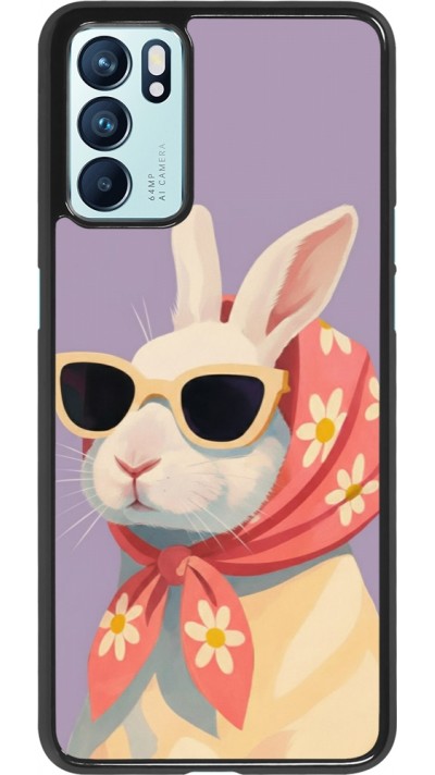 OPPO Reno6 5G Case Hülle - Easter 2026 Rabbit with scarf