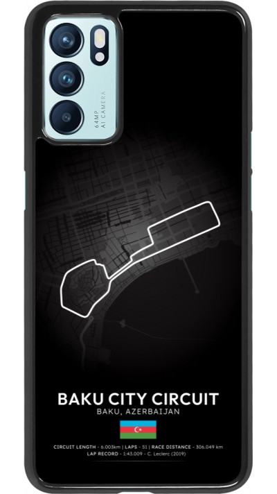 OPPO Reno6 5G Case Hülle - F1 Track 2025 Azerbaijan