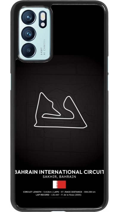 OPPO Reno6 5G Case Hülle - F1 Track 2025 Bahrain