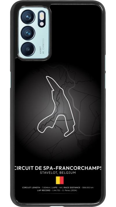 OPPO Reno6 5G Case Hülle - F1 Track 2025 Belgium