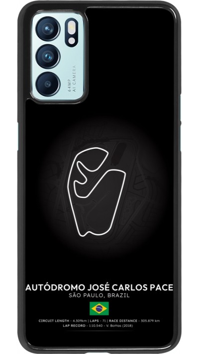 OPPO Reno6 5G Case Hülle - F1 Track 2025 Brazil