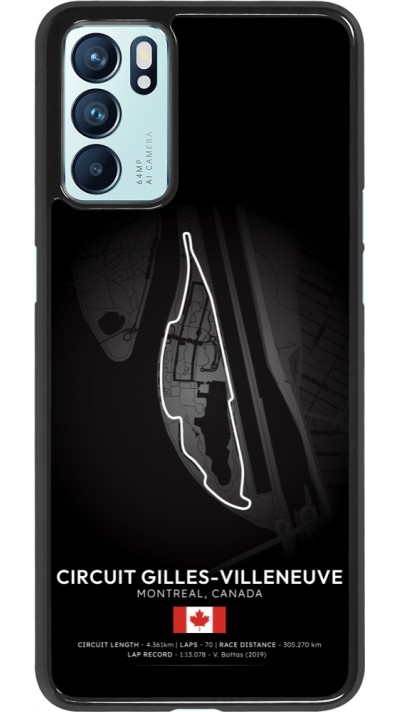 OPPO Reno6 5G Case Hülle - F1 Track 2025 Canada