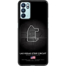 OPPO Reno6 5G Case Hülle - F1 Track 2025 Las Vegas