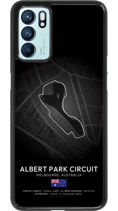 OPPO Reno6 5G Case Hülle - F1 Track 2025 Melbourne