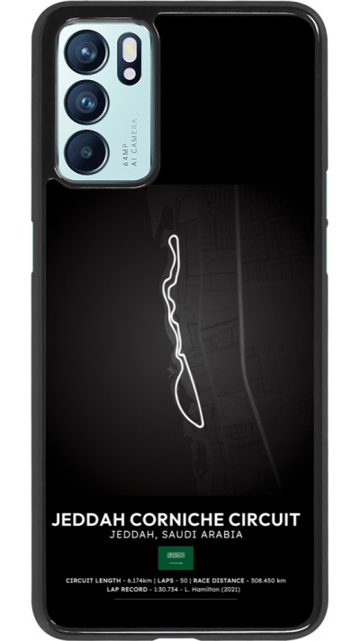 OPPO Reno6 5G Case Hülle - F1 Track 2025 Saudi Arabia