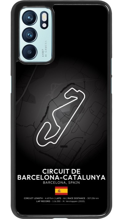 OPPO Reno6 5G Case Hülle - F1 Track 2025 Spain