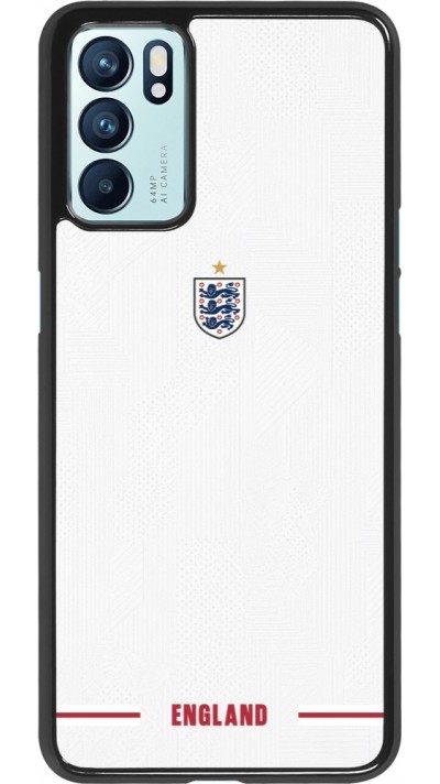 OPPO Reno6 5G Case Hülle - England 2026 personalisierbares Fussballtrikot