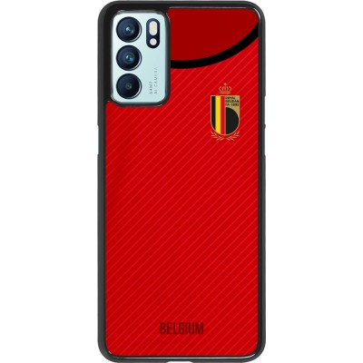 Oppo Reno6 5G Case Hülle - Belgien 2022 personalisierbares Fußballtrikot