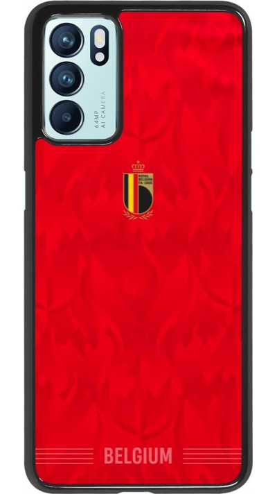 OPPO Reno6 5G Case Hülle - Belgien 2026 personalisierbares Fussballtrikot